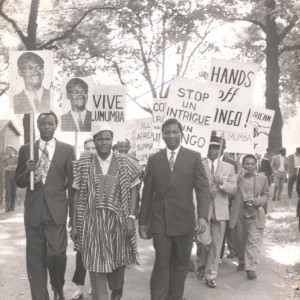 Machyo (right) in London (courtesy of Peter Obanda Wanyama)