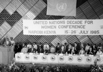 UN Women's Conference, Nairobi, 1985 (UN Photo/Milton Grant)